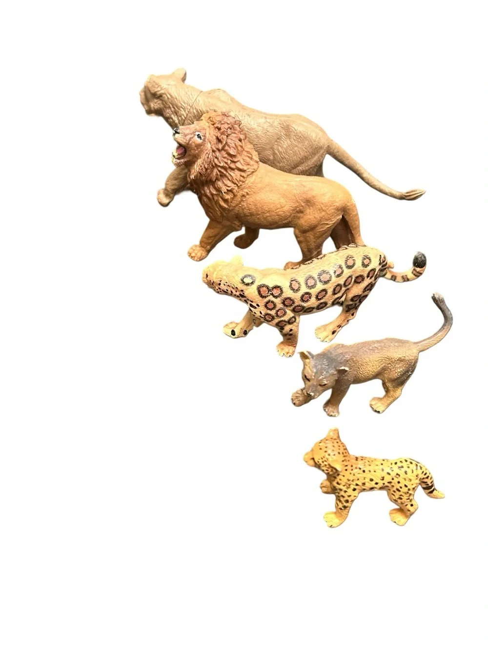 15 Pcs Tiny Jungle Animal Figures Toy, Realistic Mini Jungle Zoo Animal Gorilla